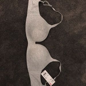 NWT Uniqlo Grey Wireless Bra
